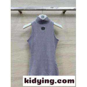 ハイネック トップス リブ編み ロエベ スーパーコピー ニット コピー レディース グレーkid26HvSjyu