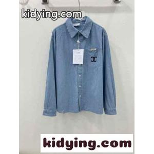 カジュアル 合わせやすい デニム トップス シャネル コピーブランド シャツ 偽物 レディースkid26D0P5nu