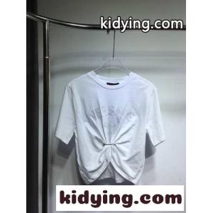 ヴェルサーチ コピーェ ミラノ スタンプ クロップ 半袖Tシャツ ヴェルサーチ コピーェ Tシャツ コピー ホワイトkid26jKDCim