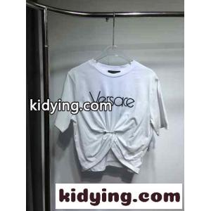 セーフティー ピン ロゴ 半袖Tシャツ ヴェルサーチ コピーブランドェ Tシャツ コピー ホワイトkid26S9rm0f