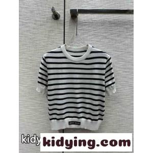 ストライプ クルーネック セーター ミュウミュウ コピー ニット コピー レディースkid26jSfOjq