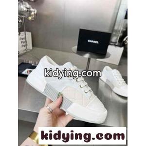 シンプル カジュアル キャンバススニーカー シャネル コピー スニーカー 偽物 レースアップkid26WLHviC