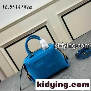 FFキューブ ナッパレザー ミニバッグ フェンディ コピー バッグ コピー ブルーkid26GHPT1v