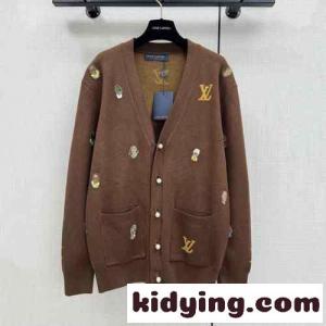 エンブロイダードコットンカーディガン ルイ・ヴィトン ニット コピーkid26P9jeeu