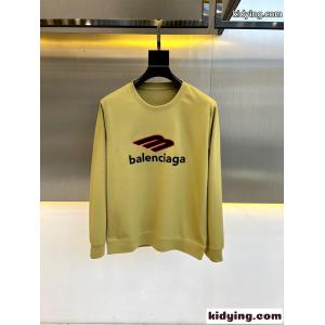 ベーシック ロゴ クルーネック トレーナー バレンシアガ コピーブランド Tシャツ コピー カーキkid2641zmGr