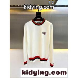 おしゃれ 合わせやすい メンズ クルーネック グッチ スーパーコピー セーター コピー ホワイトkid26Hnaeii