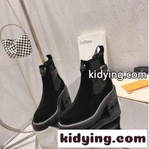 LV Beaubourg アンクルブーツ ルイヴィトン コピーブランド ブーツ スーパーコピー ブラックkid264DeqWn