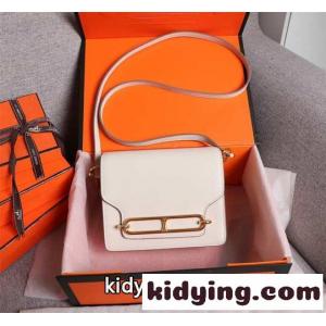 ゴールド金具 大人気 ルーリス ショルダーバッグ エルメス コピー バッグ コピー ホワイトkid26CCCS1b