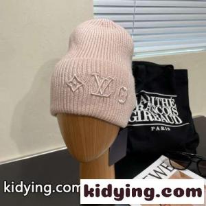 人気 ビーニー・LV ヘッドライン ルイヴィトン ブランド コピー 帽子 コピー ユニセックス ライトピンクkid26PfOzey