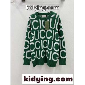 gucci ブランド コピー インターシャ ウール セーター グッチ ブランド コピー セーター コピー グリーンkid26HHH11j