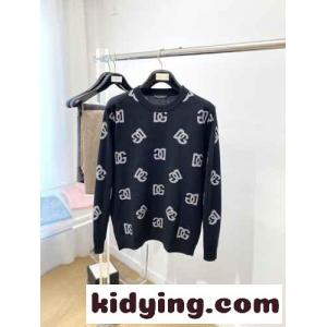 DGロゴ ジャガード ラウンドネックセータードルチェ&ガッバーナ コピー セーター コピーkid26WXvWje
