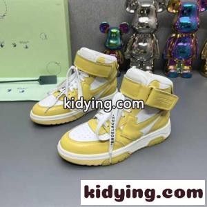 大人気 定番 おしゃれ オフホワイト ブランド コピー スニーカー コピー ハイカットスニーカーkid265LjyuC