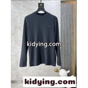 合わせやすい シンプル アルマーニ コピーブランド Tシャツ コピー クルーネック 長袖Tシャツkid26CSzCiu