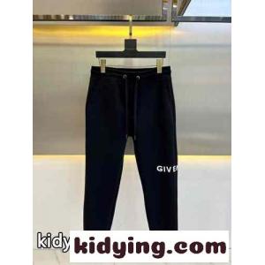 定番 ロゴ 裏起毛 スウェットパンツ ジバンシィ コピー パンツ 偽物 メンズ ブラックkid261bqSLb