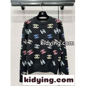 シャネル ブランド コピー セーター コピー レディース カラフル ロゴ クルーネック 合わせやすいkid26KDi0XD