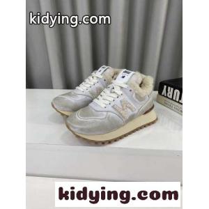 New Balance x miu miu コピー ボアスニーカー ミュウミュウ コピー スニーカー コピー レディース グレーkid26Wjy0Dy