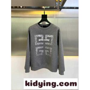 秋冬 裏起毛 ロゴ スウェットシャツ ジバンシィ コピー Tシャツ コピー 合わせやすい グレーkid26riCa8j