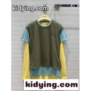 人気 おしゃれ ミュウミュウ コピーブランド Tシャツ コピー ジャージー Tシャツ 3枚セットkid260XnuWb