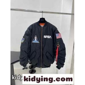 balenciaga スーパーコピー NASA コラボ オーバーサイズ ボンバージャケット スーパーコピーkid26S1bCqy