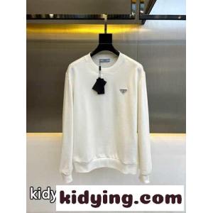 人気 定番 クルーネック プラダ コピー パーカー コピー コットン スウェットシャツkid26TfSbme