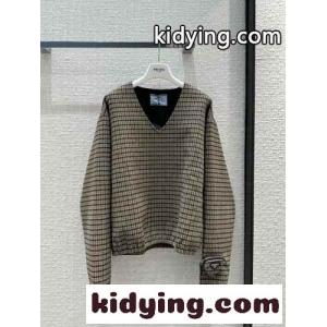 カジュアル ラシャ チェック トップ プラダ コピー Tシャツ コピー レディースkid26vaWDOv