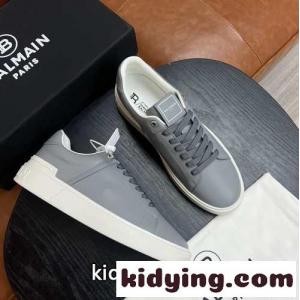 定番 B-Skate ロートップスニーカー バルマン スーパーコピー スニーカー コピー グレーkid26rCiCyq