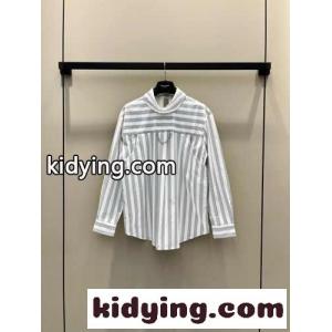 23AW☆1枚でお洒落に ルイ・ヴィトン リバースドシャツ コピー ストライプkid26WPTP5f