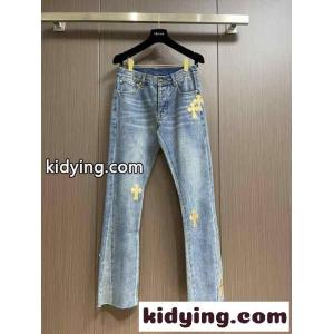 クラシック おしゃれ ストレッチ デニムパンツ クロムハーツ スーパーコピー ジーンズ  コピーkid264nayay