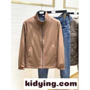 カジュアル メンズ リバーシブル両面仕様ブルゾン エルメネジルド・ゼニア ジャケット コピー ブラウンkid268vmG5z