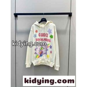 カジュアル 可愛い プリント グッチ コピーブランド パーカー コピー コットン フーディーkid26PjOnaq