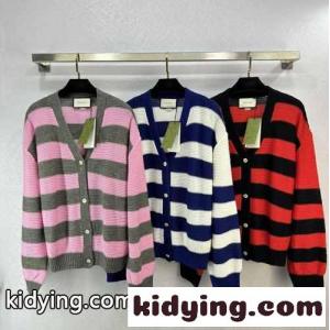Vネック ゆったり ウール ニットカーディガン グッチ スーパーコピー ニット コピー レディースkid26bmm8zy
