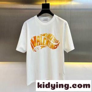 ヴァレンティノ コピー サーフプリント コットン Tシャツ コピー メンズ トップス ホワイトkid26Dyyqya