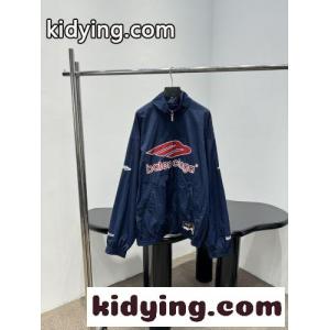 人気 スタイリッシュ ロゴ トラックスーツジャケット バレンシアガ コピーブランド ジャケット コピー ブルーkid26CyOL9f
