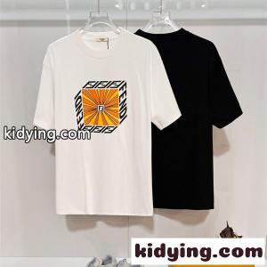2026新作 話題 fendi コピー フェンディ コピー コピー 半袖Tシャツ プリント 滑らか素材 ストリートkidying26LTrCSD