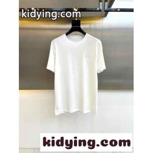シンプル クルーネック 半袖Tシャツ バーバリー ブランド コピー Tシャツ コピー ホワイトkid26415X9n