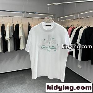 LOUIS vuitton スーパーコピー ルイヴィトン スーパーコピー コピー 話題集中 半袖Tシャツ モダン配色 柔軟コットン ストリートkidying26ueaiGD