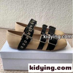 大人クールデザイン&dior コピー Punk バレリーナ スーパーコピー レザー ベージュkid26n0nCiy