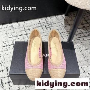 夏におすすめ！可愛い 配色 メッシュバレリーナ シャネル ブランド コピー パンプス コピーkid26yiu0Hv