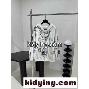 オーバーサイズ ジップアップ フーディー バレンシアガ ブランド コピー パーカー コピー ユニセックスkid26SLn89f