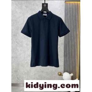 シンプル サルヴァトーレ・フェラガモ 半袖Tシャツ コピー ポロシャツ ネイビーkid26a8neiq