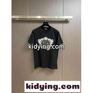 ラインストーン ヒトデ ブラゾン 半袖Tシャツ ヴェルサーチ コピーェ Tシャツ スーパーコピー ブラックkid26nmOTfu