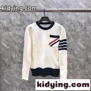 おしゃれ クルーネック ウールニット トムブラウン ブランド コピー セーター コピー レディースkid26eu0nCi