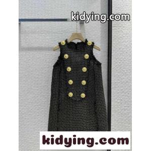 ボタン ルレックスツイード ノースリーブドレス バルマン スーパーコピー ワンピース コピーkid264HDu0D