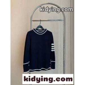 4BAR ボクシー クルーネック プルオーバー トムブラウン コピー セーター コピー ネイビーkid26r8jW5r