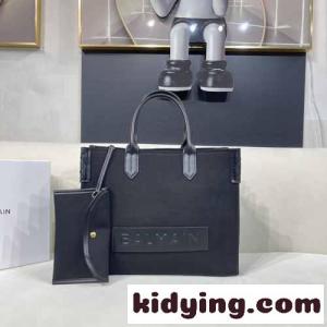 バルマン コピー B-Army キャンバス＆レザー トートバッグ コピー カジュアル 通勤 レディースkid268v8b8b