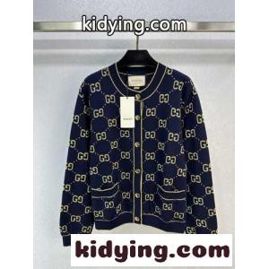 定番 人気 GGジャガード グッチ コピーブランド ニット コピー ウール＆カシミヤ カーディガンkid26KLfKHz