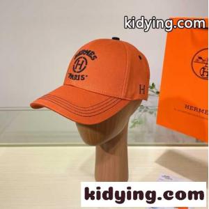 お洒落 エルメス スーパーコピー キャップ コピー ベーシック ロゴ 刺繍入り カジュアル 帽子kid26r8Hbae