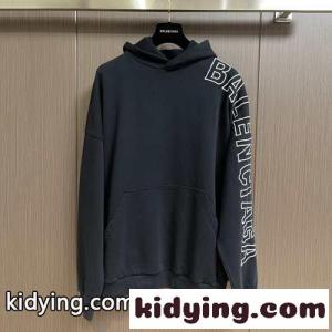 カジュアル バレンシアガ ブランド コピー OUTLINE HOODIE オーバーサイズ コピー パーカーkid26eOfOTz