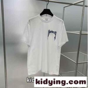 ベーシック ロゴプリント コットンTシャツ バーバリー コピー Tシャツ コピー ホワイトkid26XXLH1r