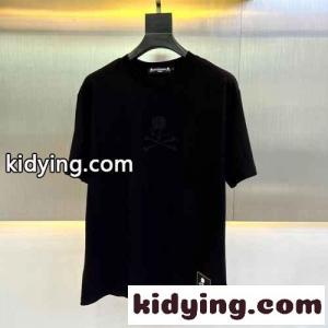 ユニセックス ロゴ クルーネック マスターマインド・ジャパン Tシャツ コピー ブラックkid26LLT5Pn